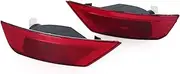 Rear Tail Lights Car Rear Bumper Tail Parking Brake Light Warming Signal Reflector Lamp for F&ord for Kuga for Escape 2013-2018 2019 Rear Light Assemblies (Color : Left and Right)