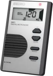 DM71SE Pocket Size Metronome - Silver