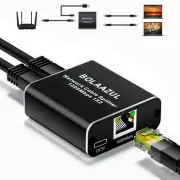 CAT 6 Ethernet Splitter 1 to 2 1000Mbps Gigabit RJ45/Network Splitter 1 in 2 ...