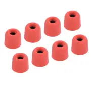 Replacement Foam Ear Tips Earbuds Bud 4-4.7mm Middle Size Red 8 Pcs