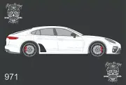 Porsche Panamera 971 Stone Guard Matte Black paint protection film (for: Porsche)