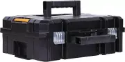 Tool Box, 13 Inch, Flat Top, Holds up to 66 Lbs, Flexible Platforms for Stacking