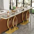 Modern Slim Console Table Marble Accent Sofa Table Table Living Room Furniture