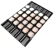 Gasmate ADJUSTABLE CERAMIC BRIQUETTE HOLDER Extendable To Suit Most BBQs BLACK