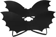 Generic 2 Sets Kids Bat Wings Costume Eva Cosplay Dragon Wing Props Boys Halloween Party Vampire Accessories Black Bat Wings for Toddler Children