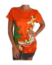 Dolce & Gabbana Lemon print top TSH2381 Women Orange