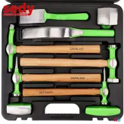 9Pc Auto Body Hammer Dolly Set Car Dent Repair Tool Panel Beating Dent Roller