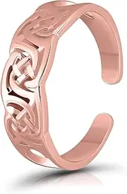 [Hoops & Loops] Sterling Silver Irish Celtic Knot Toe Ring Unisex