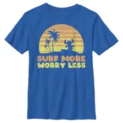 Stitch Surf More Worry Less T-Shirt