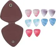 AKOOSY 1 Set Electric Guitar Picks with Storage Bag Durable Folk Guitar Picks Easy Grip Design for Sound Portable Music Accessories for Musicians