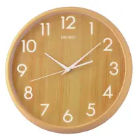在飛比找momo購物網優惠-【SEIKO 精工】滑動式靜音木紋時鐘 掛鐘(QXA810Y