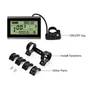Display E-bike Display Pedelec Waterproof Connector With Control Panel