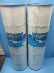 CRYSPOOL #07072 POOL / SPA FILTER ; 4 PACK, NEW