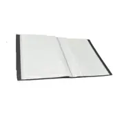 Bantex Insert Spine Display Book 40-pocket A4 (Black)