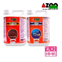 在飛比找momo購物網優惠-【AZOO】愛族4L水質穩定劑+11合1 超級硝化細菌4L 