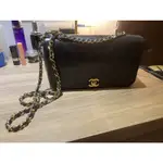 CHANEL VINTAGE 黑色COCO翻蓋包（售出）