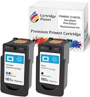 [Cartridge Planet] 1 Black and 1 Colour Compatible Ink for Canon PG-660XL CL-661XL PG660XL CL661XL for Canon TR7060 TR7060a TS5360 TS5360a TS5365