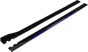 A3 2.2m Car Side Skirt Extensions Side Skirts Winglet Splitters Lip Compatible for Audi A3 A4 A5 A6 A7 A7 A8 Q3 Q5 Q7 RS5 RS6 RS7 S3 S4 TT(Blue)