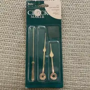 Darice Clock Maker - 3 1/2” Gold Clock Hands - 3pcs - NEW
