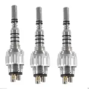 3x Dental 6H 6 pin Quick Coupler Connector Fit KAVO Fiber Optic Handpiece Y6