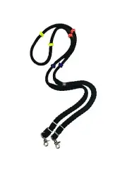 lesson reins with color coded knot in 6 foot, 8 foot, and 10 foot lengths