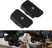 HDBUBALUS Motorcycle Turn Signal Switch Extension Cap Compatible with Harley Softail Slim Fatboy Breakout Heritage