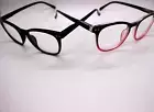 2-PACK EPHIU BLUE LIGHT BLOCKING GLASSES BLACK+GRADIENT RED