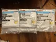 Lot of 3 Frost King Outside Window Air Conditioner Cover 18” X 27” X 16” New