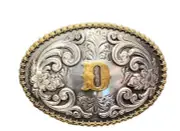 NOCONA OVAL INITIAL BUCKLE D - ACC BUCKLE - 37072-D