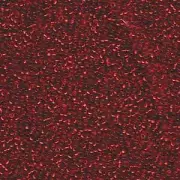 Silver-Lined Burnt Orange Miyuki Seed Beads 15/0 (15-91420-TB)