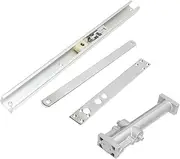 XLWLLNJ Hydraulic Home Door Closer Invisible Spring Buffer Hydraulic Security System for Home Improvement Commerical Use Household, Round Type 1