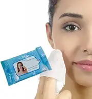 Myynti Face Cleaning Wet Tissue Makeup Remover Facial Wash Cotton Napkin Face Wipes Multi-Purpose for Men and Women (10 Pieces)