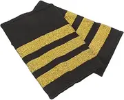 [WRITWAA] Gold Shoulder Epaulettes for Men Pilot Uniform Epaulettes Detail Workmanship