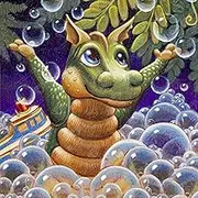 DIAMOND ART CLUB Bubbles Diamond Art Painting Kit, Fun Crafts for Adults and All Ages, Small Diamond Art Canvas for Beginners, 13" x 13" (33 x 33 cm)