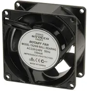 Sirocco Ball Bearing 240V Fan 80mm Impeller Plastic fibreglass filled