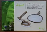 Kokido 3 Piece Spa Cleaning Accessories - Brush - Scrubber Pad - Nylon Net