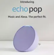Amazon Echo Pop Smart Speaker 2023 Alexa Wifi Full Sound Compact size Purple New