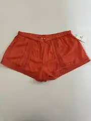 VOLCOM WOMEN STARFISH SHORTS SIZE LARGE CROCHETED LACE LIGHTWEIGHT NEW