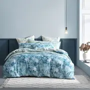 Logan & Mason Kiama Quilt Cover Set Blue