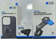 QUAD LOCK KIT APPLE iPHONE 16 PRO Case, Dampener, Handlebar Mount *EXPRESS*