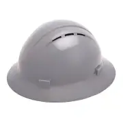 Erb Safety Hard Hat,Type 1, Class C,Ratchet,Gray 19637 Erb Safety 19637
