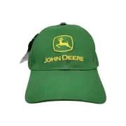 John Deere Hat Baseball Cap Green Adjustable Strapback Nothing Runs Like A