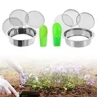 Soil Sieve Sifter Set Portable Garden Sieve Set for Dirt Filtration Bonsai