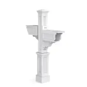 5808-W Signature Plus Mail Post, White