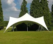 Waterproof Commercial Wedding Event Stage Patio Party Bedouin Stretch Tent NEW (Size: 25x20x10ft.)