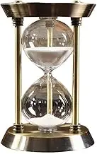 Hourglass Ornaments Home Decorations Living Room TV Cabinet Bookcase Modern Minimalist 30 Minute Timer Sun (Color : Bronze)
