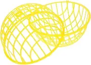 Toyvian Ball Shaped Chicken Coop: Outdoor Movable Rollable Round Chicken Cage Pigeon Rabbits Duck Safe Walking Net Safety Cage for Pet Farm Use