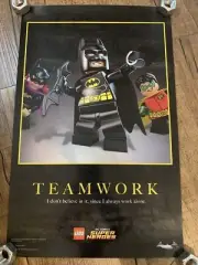 SDCC DC Superheroes LEGO Batman Teamwork Poster