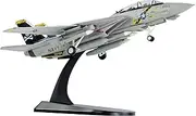 1/100 F14 Tomcat Model Skeleton Fighter（Foldable Wings） Attack Plane Diecast Military Models Metal Airplane Models for Collection or Gift