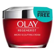 Olay Regenerist Micro-Sculpting Cream Face Moisturizer Fragrance-Free 1.7 Ounce